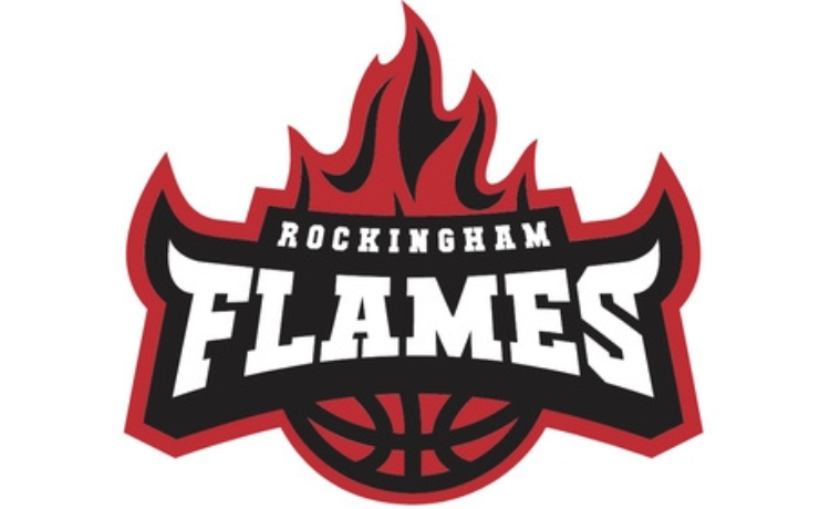 Rockingham Flames Basketball Club logo