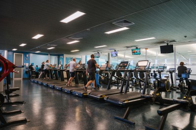 Treadmills at the Aqua Jetty Gym