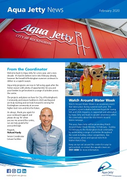 Read the Aqua Jetty newsletter