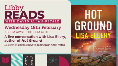 Front cover of Lisa Ellery's book titled Hot Ground