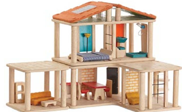 Image of toy - wooden house