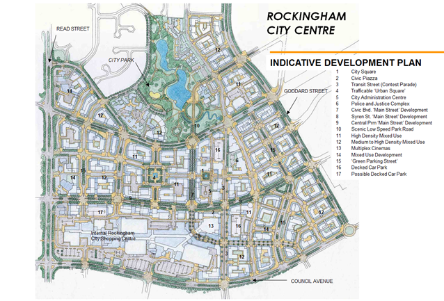 Figure 5: City Centre Sector - Indicative Development Plan