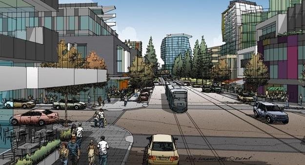 Technical drawing of the City Centre 