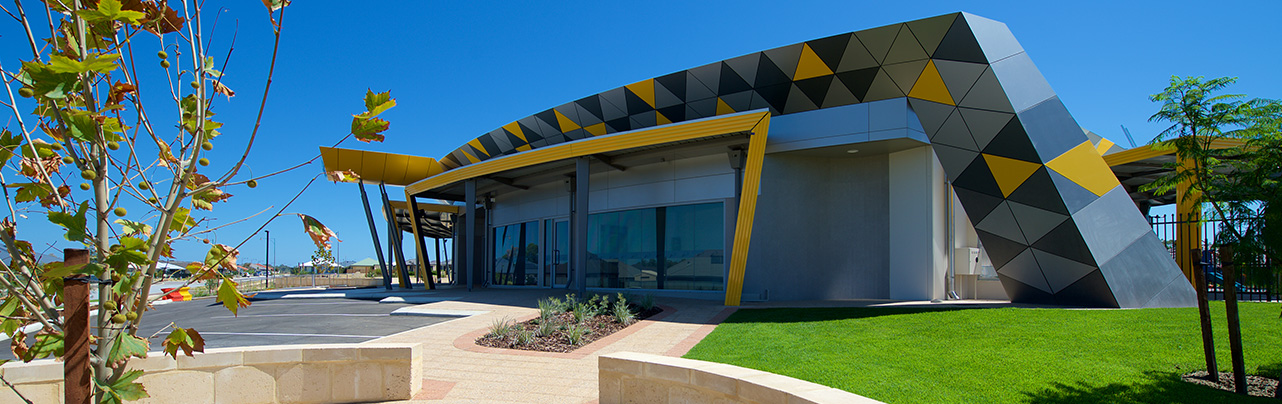 Exterior of the Baldivis South Community Centre.