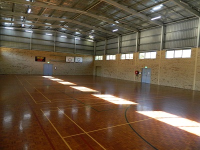Main hall at the Baldivis Recreation Centre
