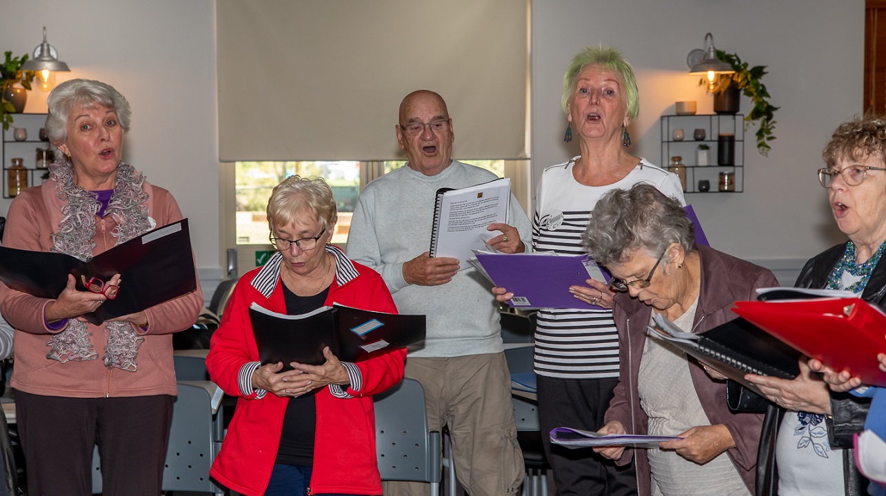 Choir group at the Autumn Centre