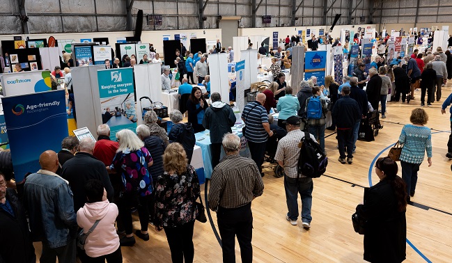 The Seniors and Carers Expo at Mike Barnett Sports Complex. 