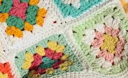 a close up of a blanket