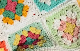 a close up of a blanket