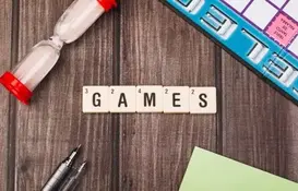 a game pieces on a table