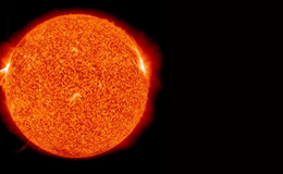 a red and orange ball