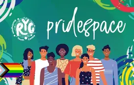 a group of people standing together