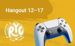 Game controller on a yellow background