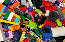 a pile of colorful lego blocks