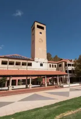 a building with a clock tower