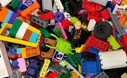 a pile of colorful lego blocks