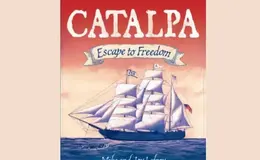 a book cover of a ship