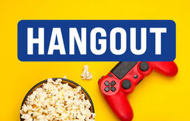 a bowl of popcorn and a game controller