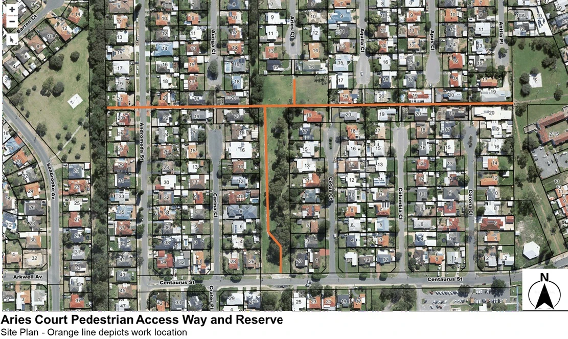 Aries Court Reserve Lighitng - Site Plan Aries Court Reserve Lighting - Site Plan