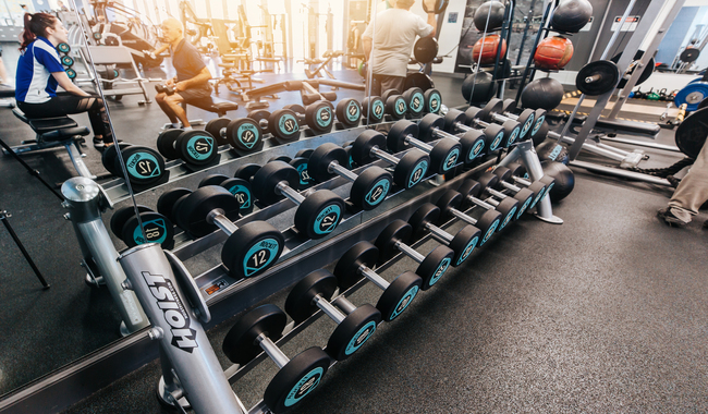 Gym weights.