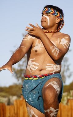 Aborginal dancing.