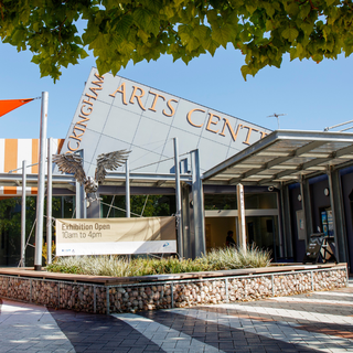 Exterior of the Rockingham Arts Centre.