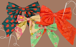a group of bows with different colors