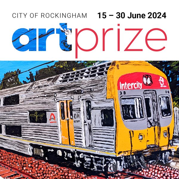 City of Rockingham Art Prize promotional poster.