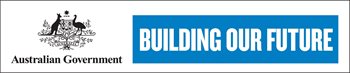 Building our future Australian Government logo