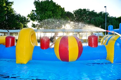 Inflatables at Aquatic Centre Inflatables at Fun Day Sundays