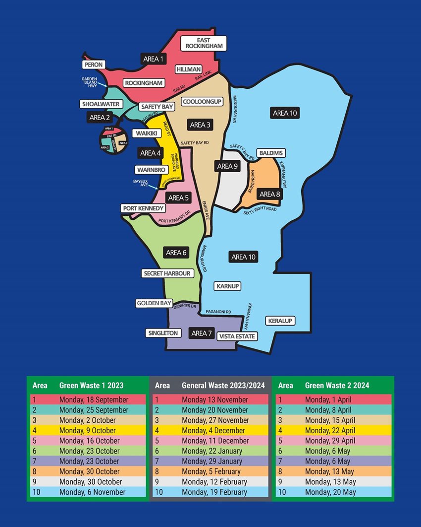 2023 City map of verge collection areas